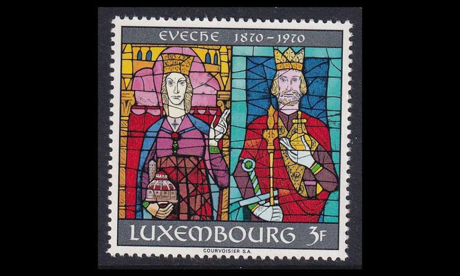 Luxemburg 810 ** Hiippakunta 100v (1970)