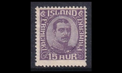 Islanti 90 ** Christian X 15 A (1920)