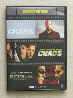 Crank + Chaos + Rogue Assassin, 3 x DVD.