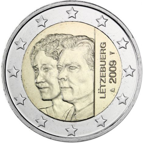 Luxemburg 2009 2 € Charlotte UNC