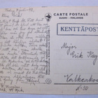 VANHA Postikortti Mannerheim Kulk. 1942 Kenttäposti - pikkukuva 2