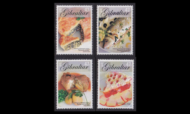 Gibraltar 1122-5 ** Europa gastronomia (2005)