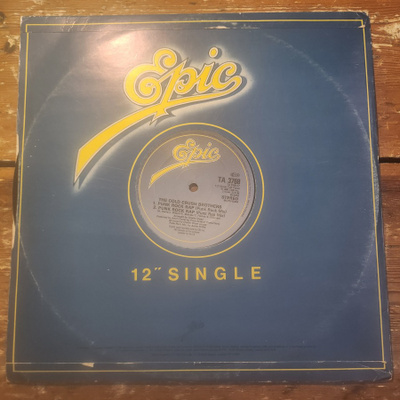 The Cold Crush Brothers - Punk Rock Rap 12' single (EX+)