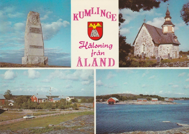 KIRKKOKORTTI - ÅLAND - KUMLINGEN KIRKKO - 7