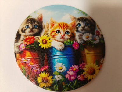 Kissa jääkaappi magneetti.