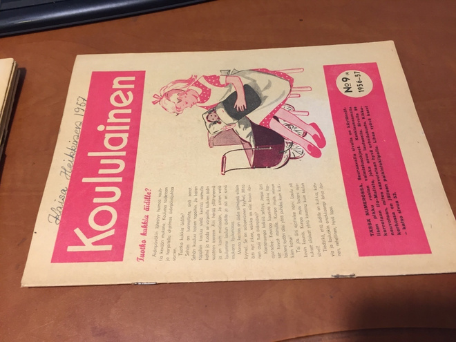 KOULULAINEN LEHTI 9/1957