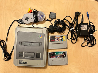 Super Nintendo -paketti (sis. Super Mario All stars