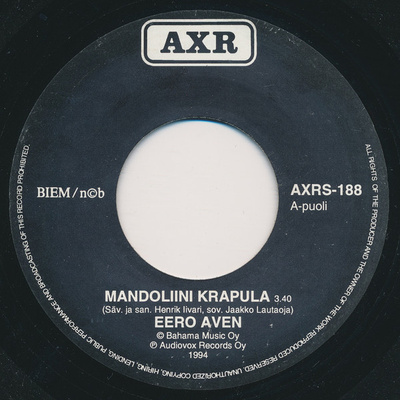 Eero Aven : Mandoliini Krapula - 7"
