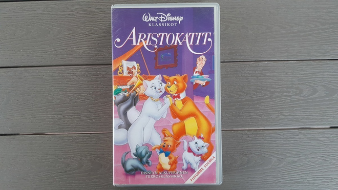 VHS: Aristokatit (Walt Disney Klassikot 1970/?)