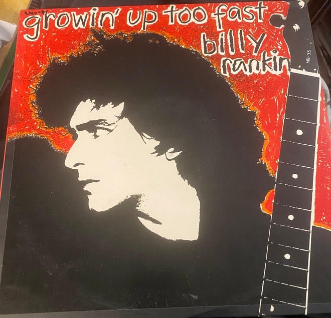 Billy Rankin: Growin’ Up Too Fast 1984 LP (Nazareth)