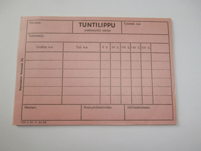 REPOSAAREN KONEPAJA OY TUNTILIPPU KUITTIVIHKO