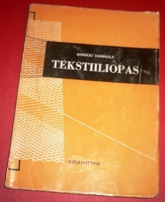 Annikki Hannula : Tekstiiliopas 1964