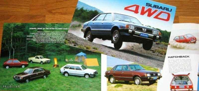 1981 Subaru 4WD esite - KUIN UUSI