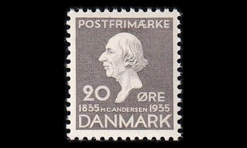Tanska 226 * H C Andersen 20 öre (1935)