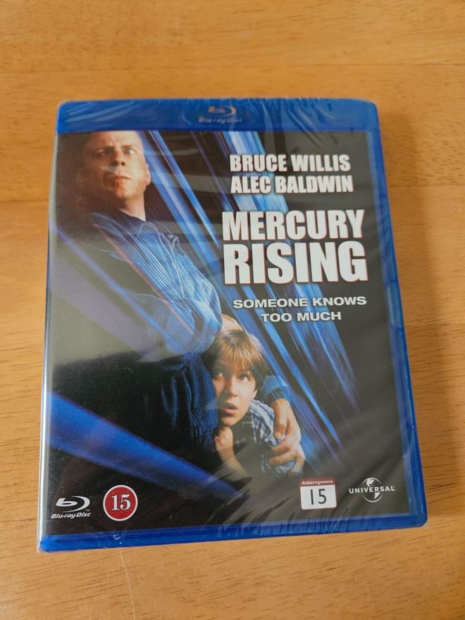 Mercury Rising (Blu-ray, uusi)