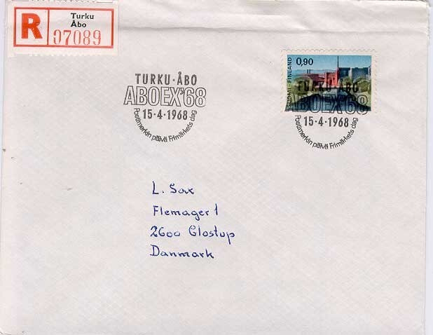 1968 90p Tampere FDC