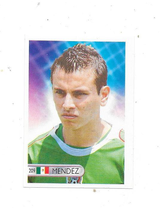 2006 Mundocrom World Cup tarra #209 Mario Mendez , Mexico