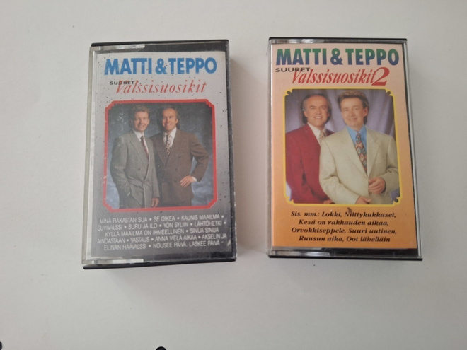MATTI & TEPPO - VALSSISUOSIKIT 1 ja 2 C-kasetti