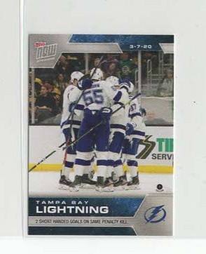 Tampa Bay Lightning 19-20 Topps Now Sticker #201