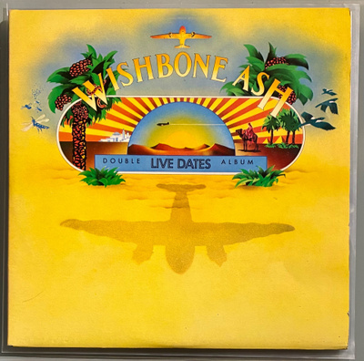 Wishbone Ash Live Dates 2LP UK EX-/EX