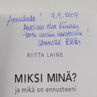 Riitta (toim.) Laine : Miksi minä : ja mikä on ennusteeni... - pikkukuva 3