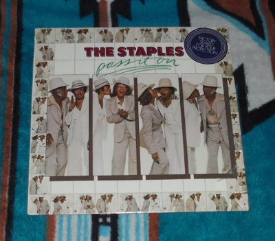 THE STAPLES Pass It On ~ LP Curtis Mayfield