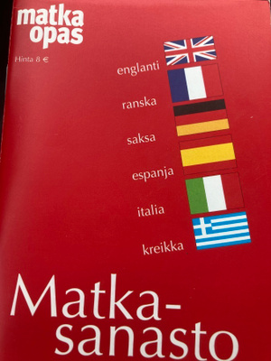 MATKASANASTO englanti, ranska….
