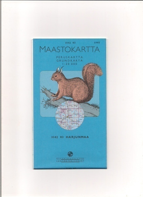 Maastokartta 1:20 000 Harjunmaa