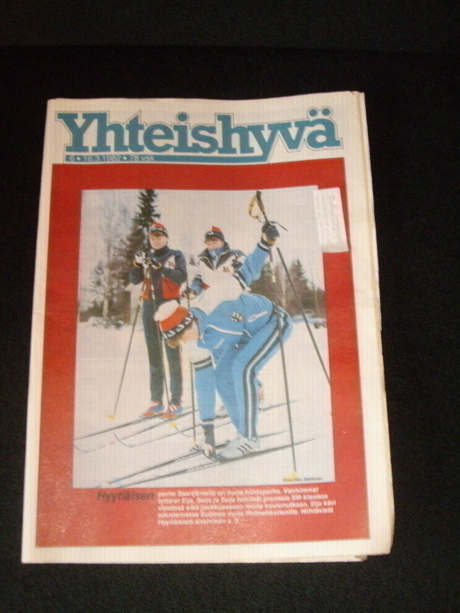 YHTEISHYVÄ - Lehti vuodelta 1982