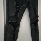 Mustat Missguided Rock Rebel Farkut - koko 42 / L - pikkukuva 2