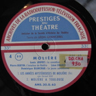 Louis Jouvet Moliere en Province 5 LP KERÄILY runokokoelmia - pikkukuva 2