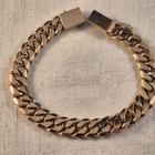 Panssariranneketju, 14K, 21,7 cm, 11 mm, 75,8 g - pikkukuva 2