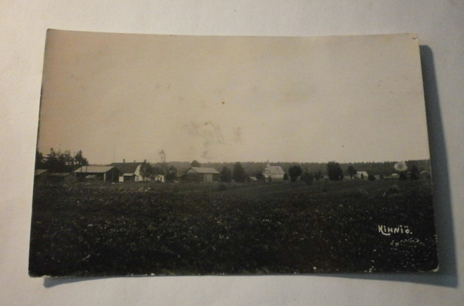 Kihniö, näkymä kylään, vanha mv valokuvapk, p. 1925