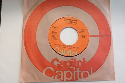 DOLENZ, JONES, BOYCE & HART : I REMEMBER THE FEELING -VIN 7"