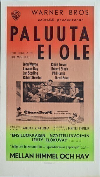 Elokuvajuliste: Paluuta ei ole (John Wayne)