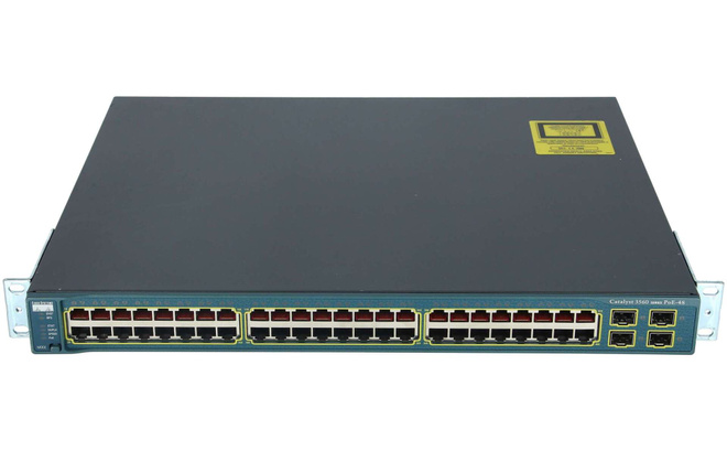 Cisco Catalyst 3560G-48PS-S Gigabit Switch - 48 porttia PoE