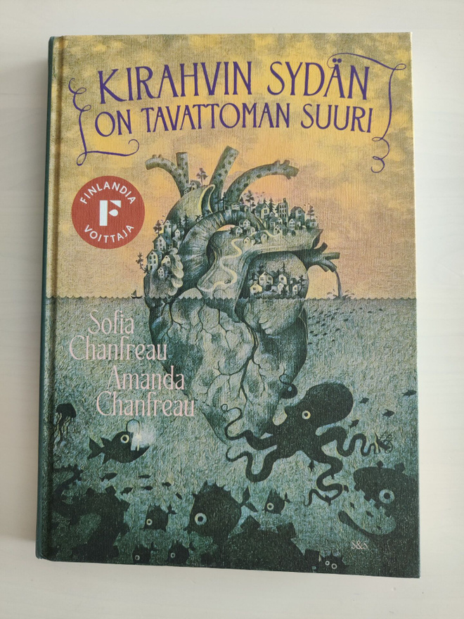 Kirahvin sydän on tavattoman suuri- kirja