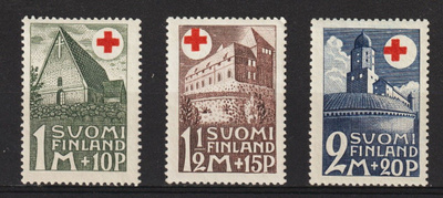 1931 Punaisen Ristin merkkisarja leimaamattomana**