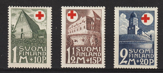 1931 Punaisen Ristin merkkisarja leimaamattomana**