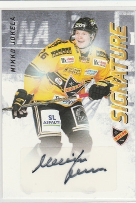 2015/16 Cardset Signature Mikko Jokela Kalpa