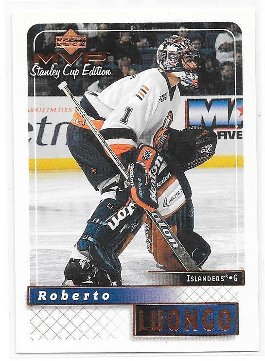 99-00 UD MVP SC Ed #112 Roberto Luongo New York Islanders MV