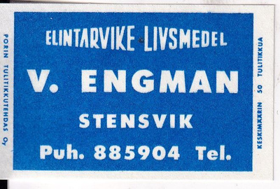 Stensvik. V. Engman.  s94