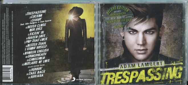 ADAM LAMBERT . CD-LEVY . TRESPASSING