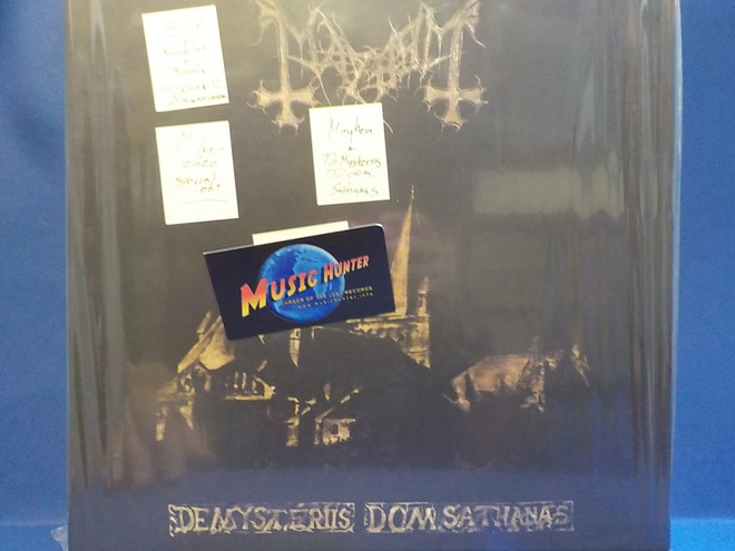 MAYHEM - DE MYSTERIIS DOM. SATHANAS - M-/M- 5LP + BOOK
