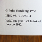 Juha Sandberg - Kadotettuja Kaupunkeja (runokirja) - pikkukuva 2