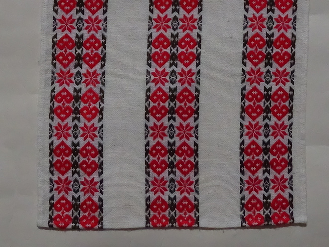 Retro  joululiina - kaitaliina 89 cm x 30 cm
