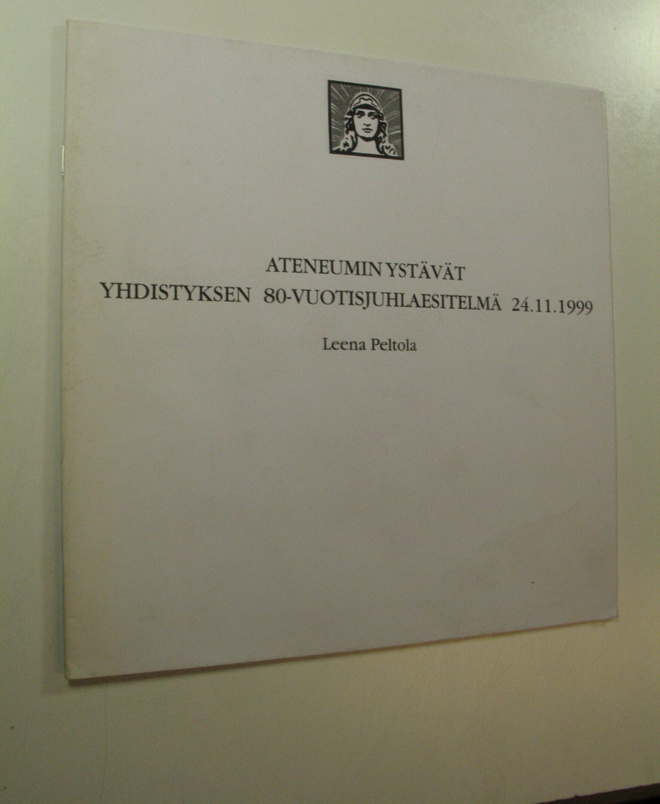 Leena Peltola : yhdistyksen 80-vuotisjuhlaesitelmä 24.11....