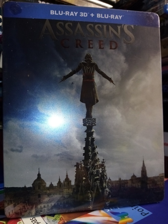 Blu-ray 3D + BLU-RAY ASSASSIN'S CREED STEELBOOK (UUSI)