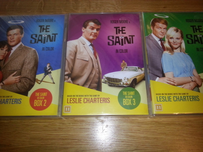 UUSI!! The Saint pyhimys Box 2-3-4 In Color DVD