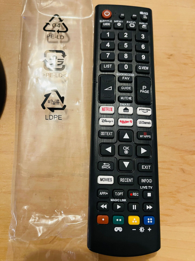 LG Smart TV Remote Control with NETFLIX PrimeVideo..
